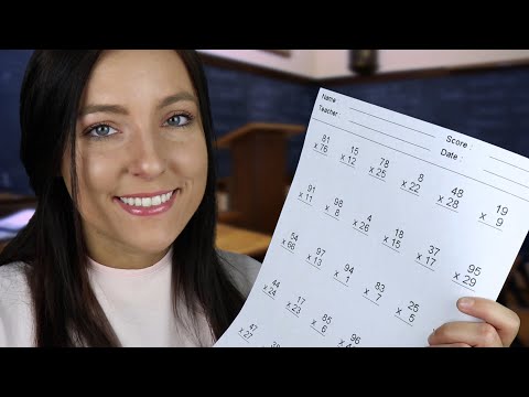 ASMR | Substitute Teacher helps you with Assignment RP