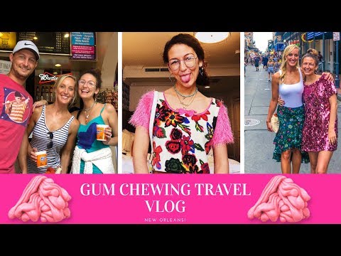 ASMR ~ GUM CHEWING TRAVEL VLOG (NEW ORLEANS)