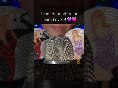 Reputation or Lover Era?! 🩷🖤 #asmr #taylorswift #reputation #lover