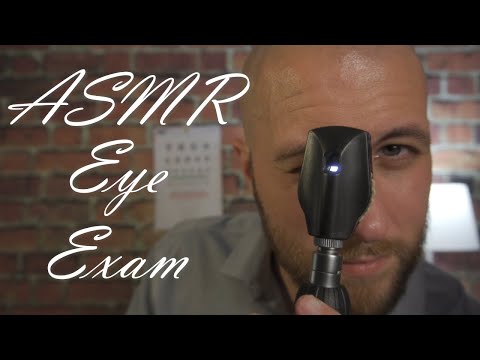 [ASMR] Eye Exam Doctor Roleplay | Gloves | Personal attention | Light Triggers | Face Touching.