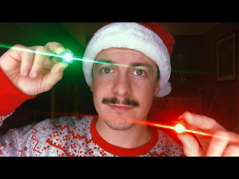 [ASMR] Red & Green Christmas Light Triggers 2 | Visual ASMR Triggers