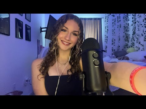 ASMR// FOLLOW MY INSTRUCTIONS + SPIDERS CRAWLING UP YOUR BACK (HAND SOUNDS, MOUTH SOUNDS, ETC)