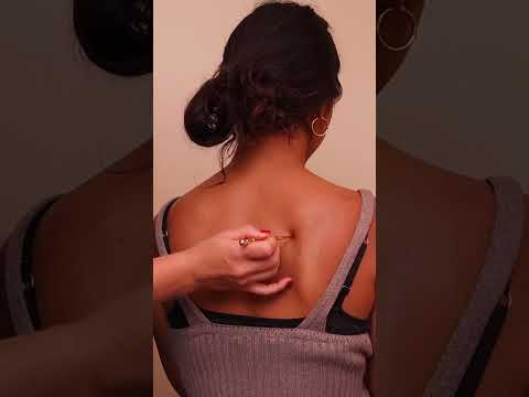 It's so weirdly *satisfying* | ASMR chiropractic pressure point therapy ASMR roleplay #asmr #shorts