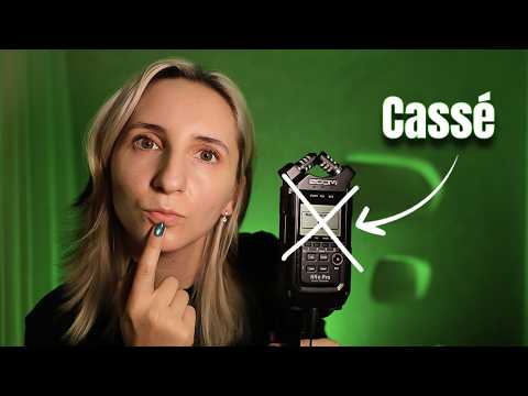 J'ai CASSÉ mon MICRO ASMR Zoom 😭 (il est encore mieux)