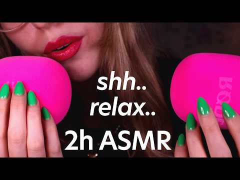 2 ASMR  hours "Shh.. relax.." for deep sleep 😴