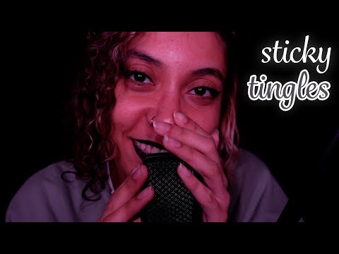 *WET MOUTH SOUNDS* On The New Mic (sticky & crispy) ~ ASMR