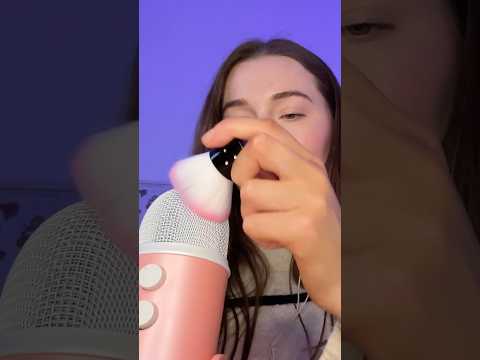 ASMR Mic & Face Brushing #asmr #relax #visualtingle #tingles #triggersforsleep #asmrrelaxation