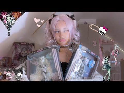 ASMR | Unboxing Monster High Reel Drama dolls !! 🎀