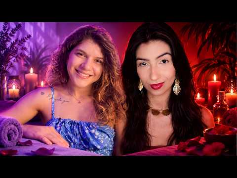 ASMR Massagem SUPER relaxante em dose dupla: rosto + costas com @NerissaASMR