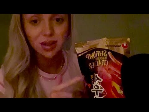 My first asmr eating video