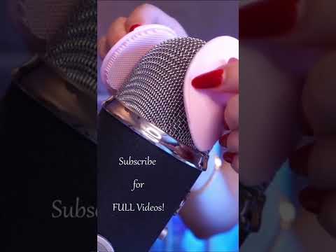 Mic Scratching with Silicone 🌟 Suuuper Tinglyyy 🌟 #shorts