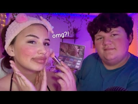 ASMR My Friend Does My Makeup 💄