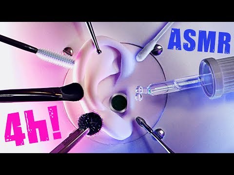 ASMR Ear to Ear Attention ONLY. 4 Hour Trigger Compilation. Intense Tingles. No Talking