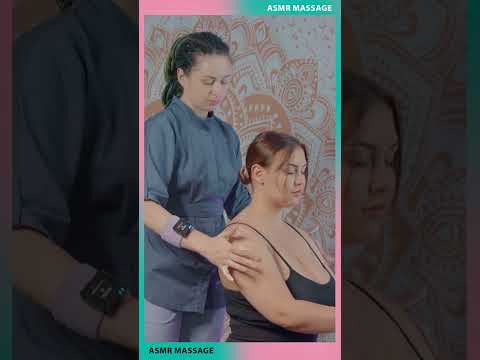 ASMR Back Massage on Chair by Anna to Liza #asmranna #massageanna #eliz_gry