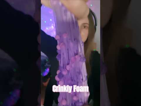 Crinkly Foam ASMR #asmr #tingles #visualtingle #satisfying