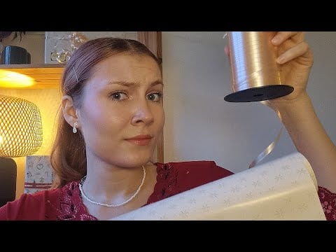 ASMR wrapping YOU up? (you are the gift?)