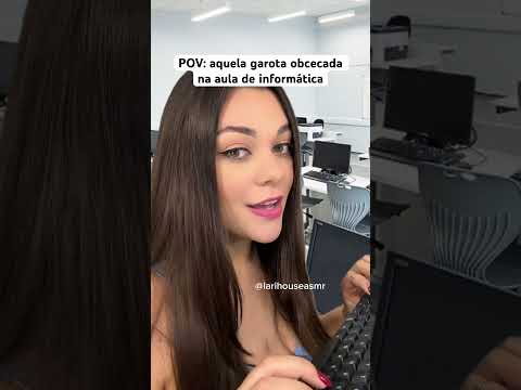 POV: aquela garota obcecada na aula de informática #shorts #humor #asmrsounds