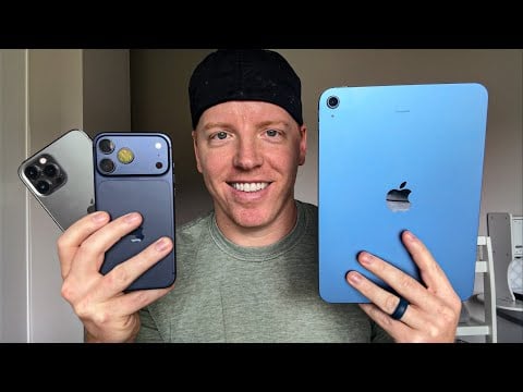 ASMR IPhone 17 pro max vs 12 pro vs 15 pro vs iPad 