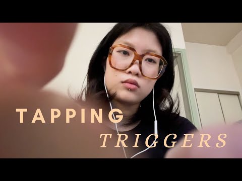 ASMR Close-up Tapping Triggers (Teeth tapping, camera tapping...etc)