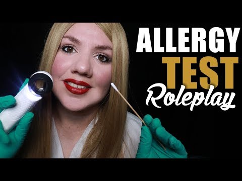 ASMR Medical Skin Allergy Test and Examination 🔎