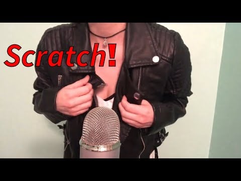 Asmr- Fast and Aggressive Scratching on a Leather Jacket (No Talking)