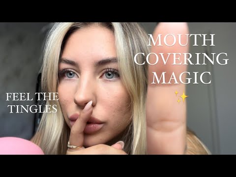 Soothing MOUTH COVERING 👄 ASMR for Deep Relaxation & Tingles 😴 Soft, Gentle Sounds [English]