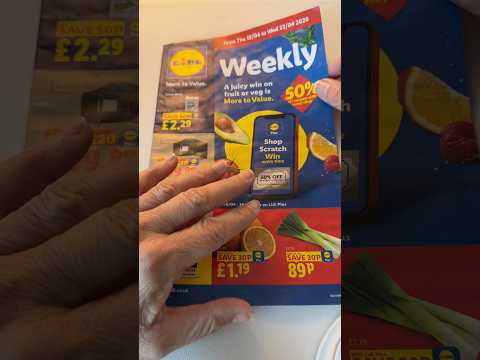ASMR Lidl Magazine