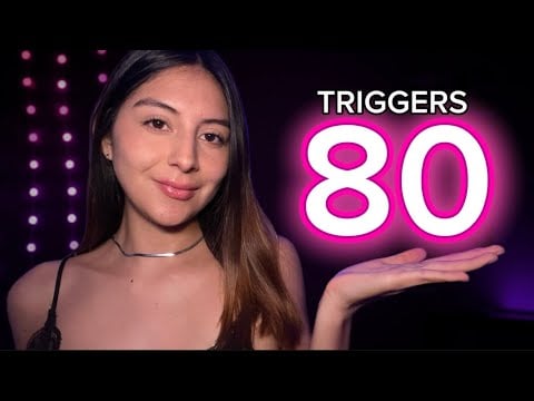 ASMR 80 TRIGGERS EN 18 minutos 💤