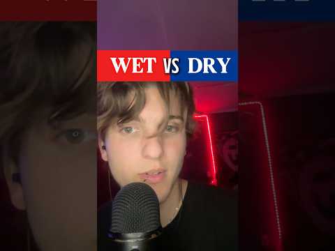 #asmr WET vs DRY MOUTH SOUNDS🫦💪🏻