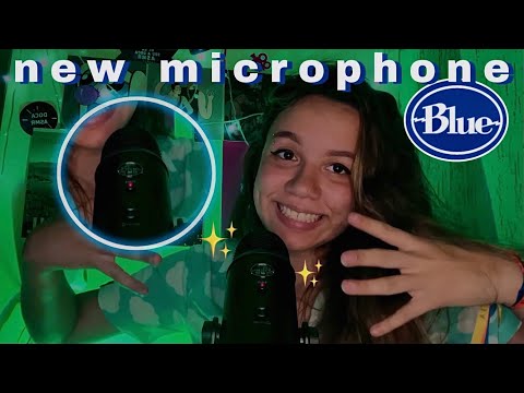 🎙 ASMR COM O MICROFONE NOVO! (blue yeti blackout) *sons de boca*