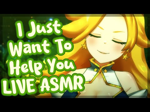 [Live ASMR] Sleep Bringing Hero!💕 ( ear cupping, whispering, and more)