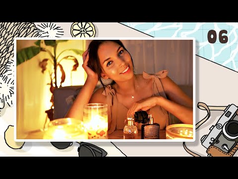 Carnet d'été ASMR 📔 Je t'hypnotise avec ces jolies bougies.