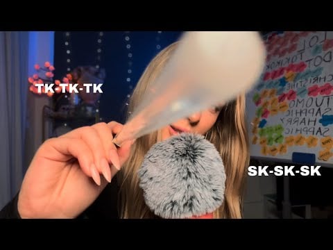 ASMR Gentle TK-TK, SK-SK, K-K-K Mouth Sounds | Until You Fall Asleep 