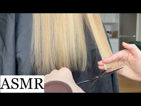 ASMR | Relaxing Hair Cutting, Brushing & Gentle Combing (No Talking)