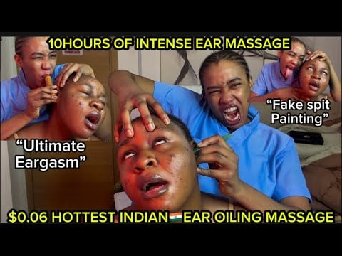 ASMR✨10hrs INDOOR STREET INDIAN🇮🇳HEAD& EAR INTENSE MASSAGE,SPITPAINT SENT SUSAN TO ANOTHER DIMENSION