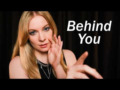 ASMR Behind You 👥  Ear to Ear Whispers, Binaural Triggers, 180°
