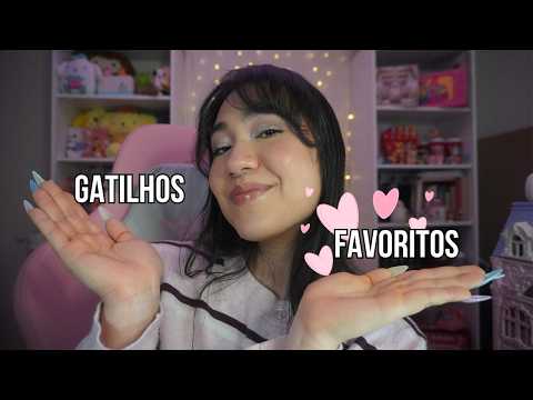 ASMR | SEUS GATILHOS FAVORITOS (unhas no mic, sal e pimenta, coconut rain, jellyfish)