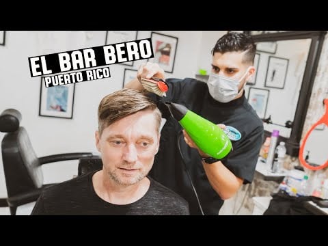 💈 Conservative Fade HAIRCUT & HAIR STYLING at El Bar Bero | San Juan Puerto Rico
