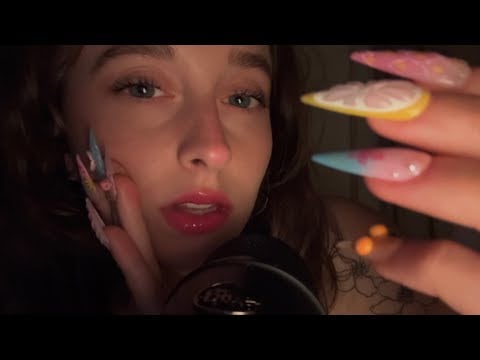 ASMR slow and gentle mouth sounds with hand movements (highly requested)