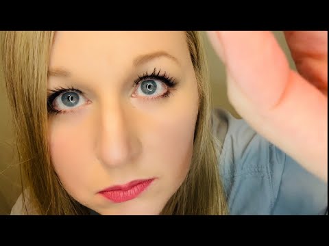 ASMR Face Examination and Taking Samples | Close Up | Soft Spoken