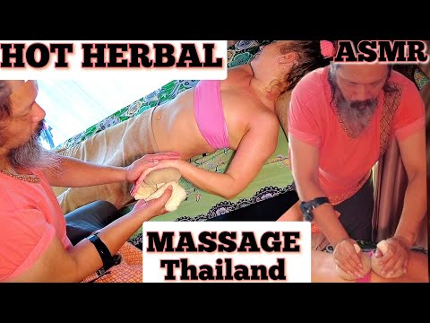 ASMR Thai Hot Herbal Massage!