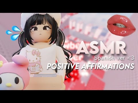 ROBLOX SPANISH ASMR★ Possitive Affirmations for you to sleep 💤