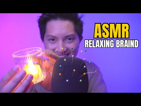 ASMR PLUCKING PIN ON YOUR BRAIN | 99.9% Works For SLEEP