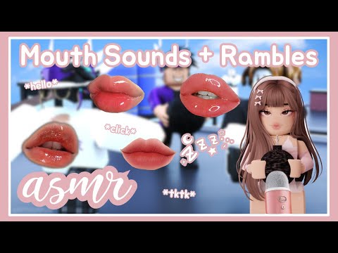 ꒰ Roblox ASMR 🎀 ꒱ A Cozy Chat! Mouth Sounds & Rambles 👄💭 𝜗𝜚 ˎˊ˗