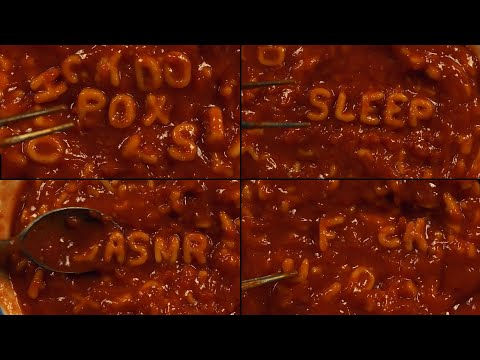 Alphabet Soup ASMR