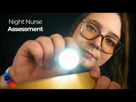 Realistic Hospital Night Nurse Assessment ASMR 🩺 Head to Toe Medical Roleplay