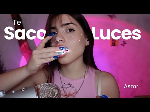 asmr | TE SACO LUCES 🚨 mouth sounds + visuales *dedos mágicos*