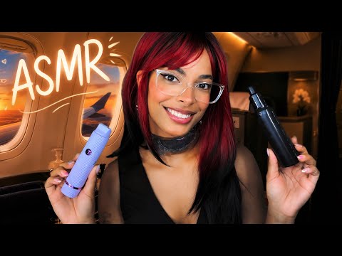 ASMR Aeromoça Faz Sua Barba no Avião ✈️(Super Relaxante 😴)