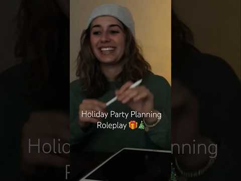 ASMR Holiday Party Planning Short 🎄 Relax & Enjoy