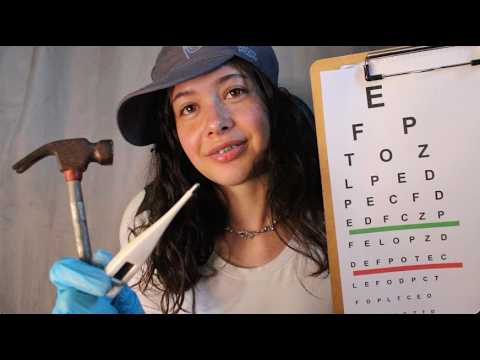 ASMR Medical Tests (vision, hearing, sensory, etc)